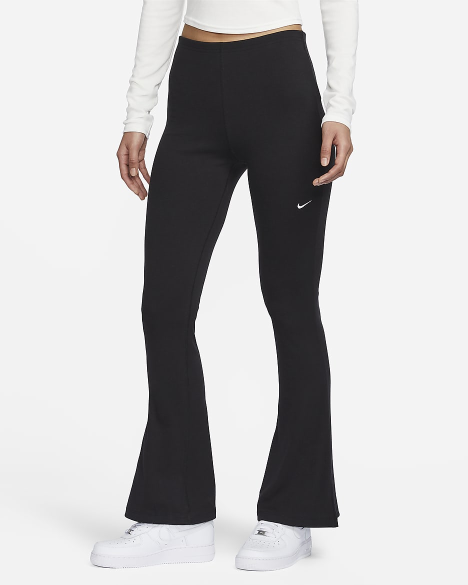 Nike Sportswear Chill Knit Women s Tight Mini Rib Flared Leggings